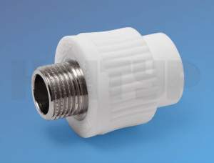 PPR Муфта комб. НР D25-1  КОНТУР