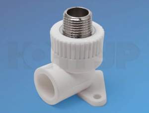 PPR Угольник комб. с крепл. НР DD 20,25 -1/2 КОНТУР