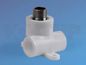 PPR Тройник комб. с крепл. ВР D20-1/2 КОНТУР