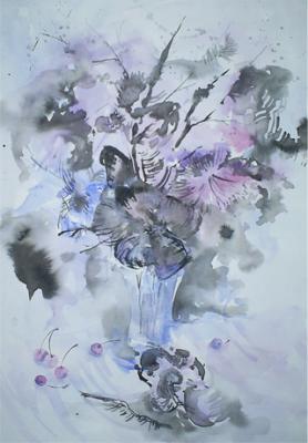 Натюрморт с черешней