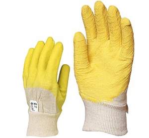 Перчатки с латексным покрытием