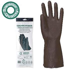 Перчатки химстойкие из неопрена