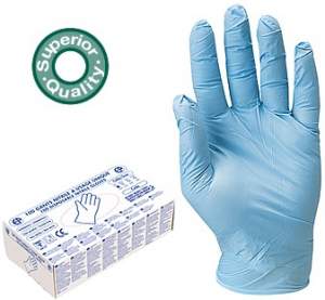 Перчатки нитриловые одноразовые