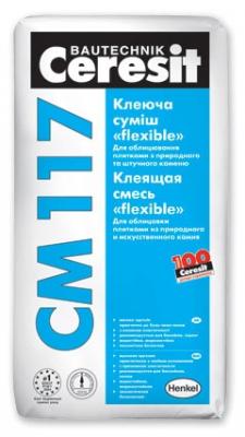 Клеящая смесь «flexible» (Церезит) Ceresit CM 117