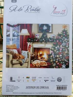 Набір для вишивання хрестиком Luca-s B591 Різдвяний інтер'єр