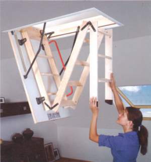 Лестницы чердачные деревянные