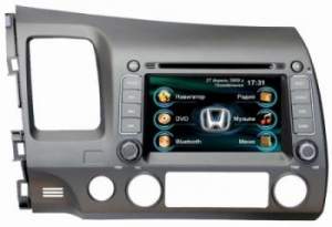 Штатные магнитолы Road Rover  Rovno,Honda HONDA Civic 4D 06