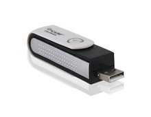 USB ионный очиститель воздуха с защитным колпачком (белый)