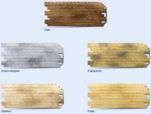 Сайдинг, цокольный, фасадные панели литьевые коллекция «Кирпич-Антик»
