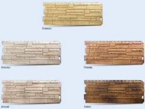 Сайдинг, цокольный, фасадные панели литьевые коллекция «Скалистый камень»