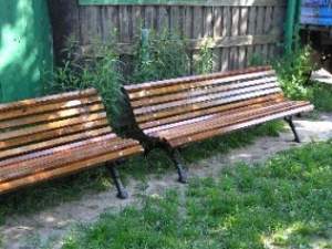 Лавки садовые художественные