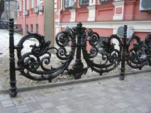 Ограждения - ажурное чугунное литьё