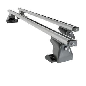 Багажник AMOS ALFA на рейлинги TOYOTA Highlander SUV 5дв 2007-2013 (аэродинамич.дуги)