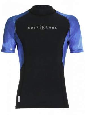 Тенниска Aqua Lung Rashguard Galaxy Blue Man, короткий рукав (RM111)