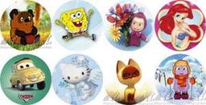 Детские магниты диаметр 40 мм