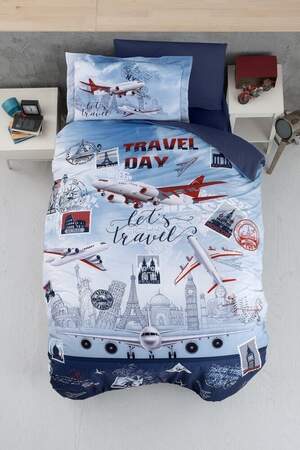 Подростковое постельное белье First Choice Exclusive Digital Ranforse Travel
