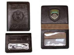 Обложки для пластиковых удостоверений кожаные