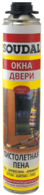 Пена монтажная Soudal,  пистолетная